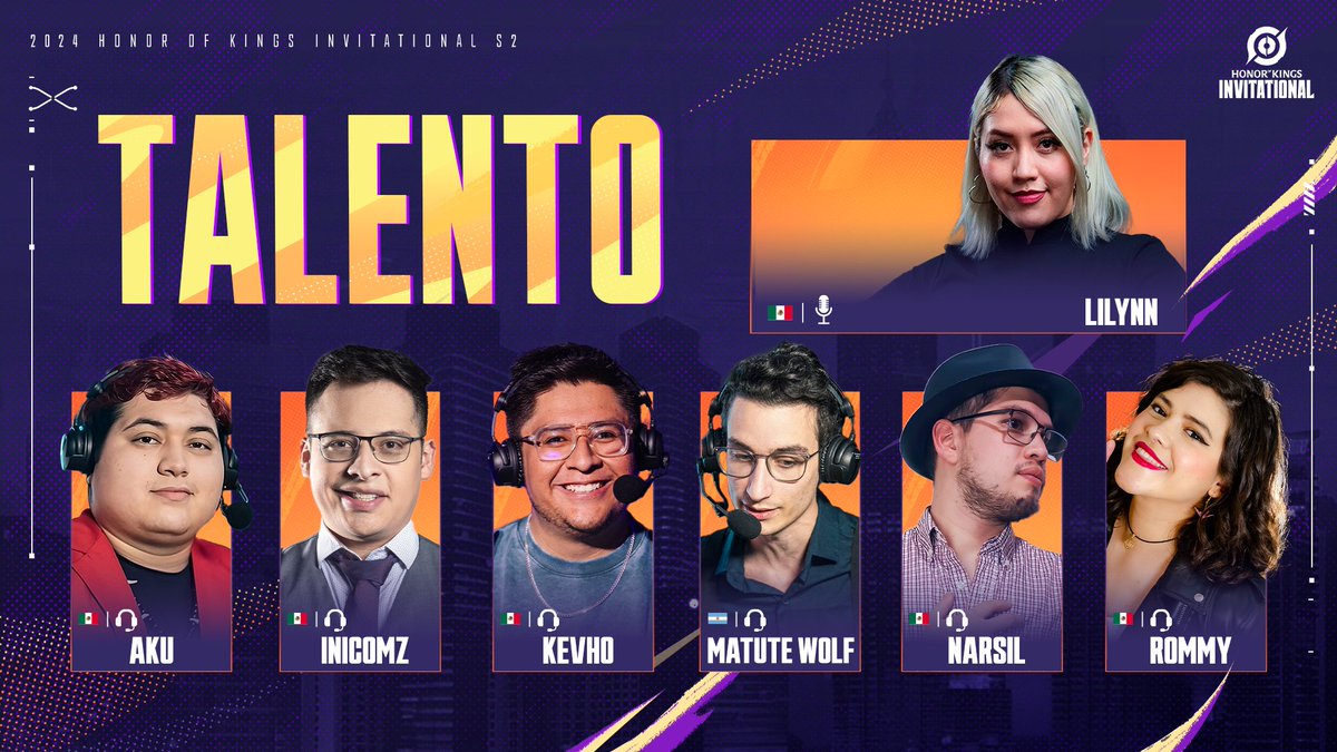 ¡LA ESPERA TERMINÓ! 😱

¡Conoce a nuestros casters que nos traerán todas las emociones del Invitational S2! 😝

¡Acompáñanos y sé parte de este emocionante torneo!

#HOKInvitationalS2 #HOKS2 #2024HOK #HOKInvitational #HonorOfKings #HOKEsports