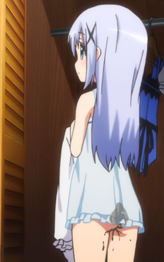 TacoAnime69's tweet photo. Oh no Chino shat herself.... Time for me to go in :)) https://t.co/CFYA1nNpZV