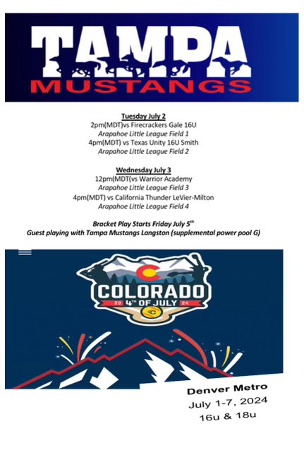 Guest playing with Tampa Mustangs Langston next week in Colorado… Hope to see you there! @CoachCuz3 <a href="/BeccaTaylor_22/">Becca Baynes (Taylor)</a> <a href="/CoachCotter14/">Sean Cotter</a> <a href="/BarryUSoftball/">Barry University Softball</a> @JpryorKeiserSB <a href="/Coach_Aly_Bz/">Aly Bermudez</a> @NSUSoftball <a href="/EKinberger/">Erin Kinberger</a> <a href="/Zcarv_1/">Zack Carver</a> @jeffpegram_ <a href="/BaynesCoach/">Coach Baynes</a>