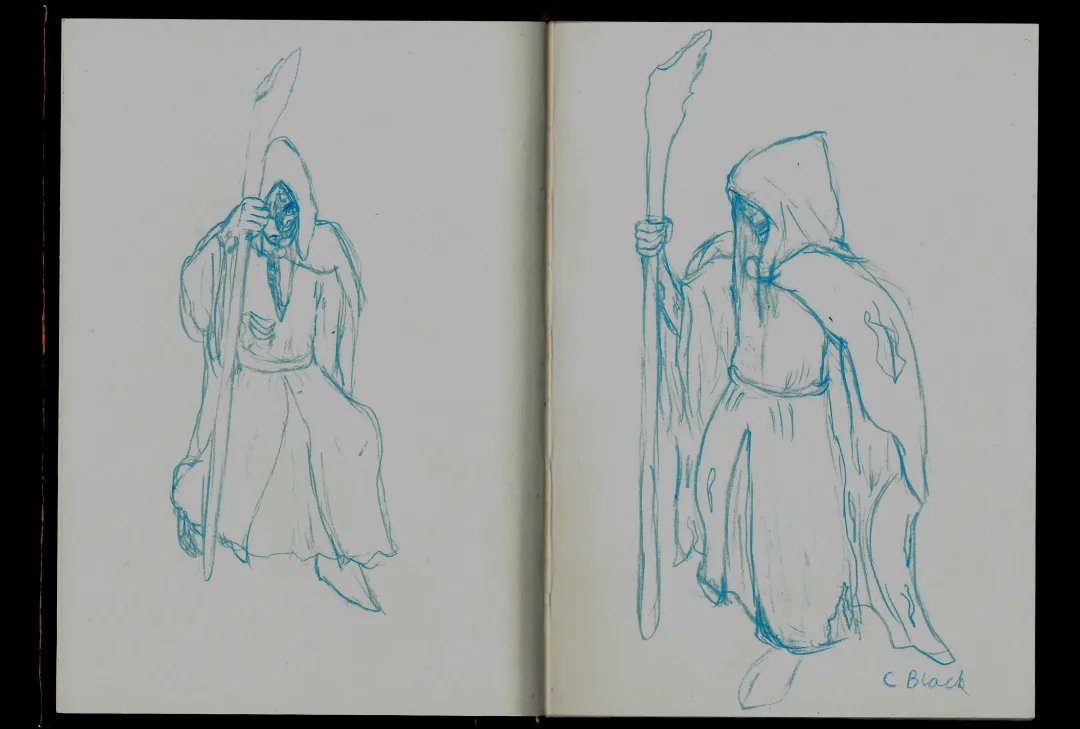 CameronAlanDav1's tweet photo. Got more work on my Wizzy project. Revisited a cycle of one of the villains Zoel as I updated his design. Got concept arts and other stuff too.

#wizard #mage #litch #villain #antagonist #animation #fantasy #personalproject #progress #development #cartoon #conceptart #drawings https://t.co/WkhnQYoRJX