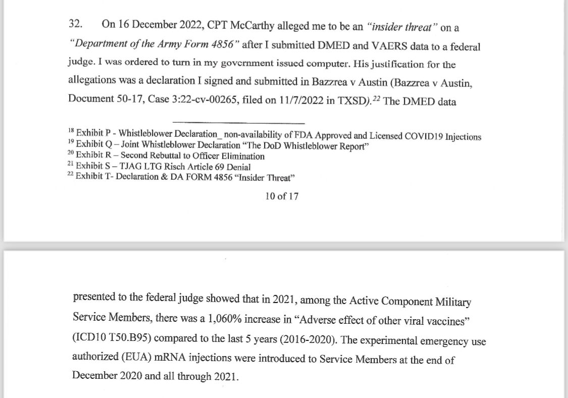 MCBashaw's tweet image. #Knowingly 

The governments own data #VAERS #DMED showed immense danger signals.