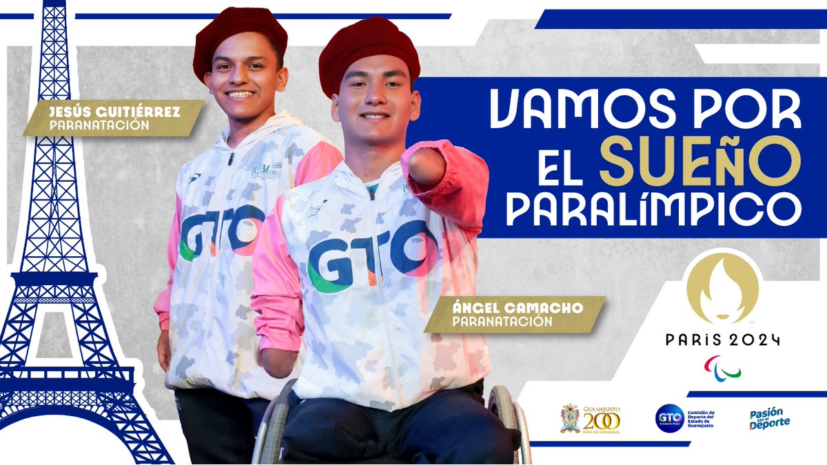 gobgente's tweet photo. ¡Vamos por el sueño paralímpico! 🌟💪 Apoyemos a Jesús Gutiérrez y Ángel Camacho en su camino a #París2024. 🏊‍♂️👏 

 #OrgulloGTO #Paralímpicos2024 🌍🥇 https://t.co/zLKROX316V