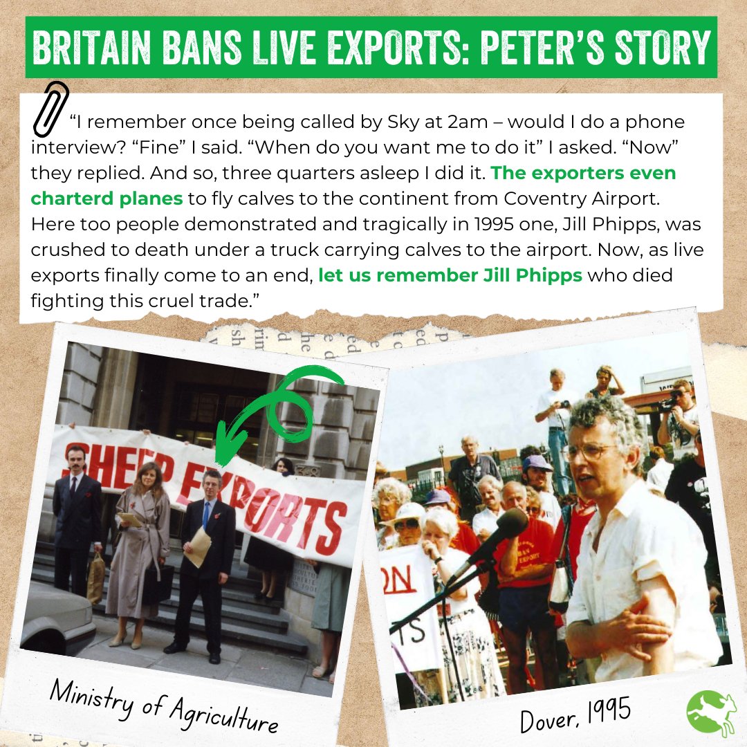 As we all reflect on our roles in the fight to Ban Live Exports, our thoughts always come back to Jill Phipps.  

Jill tragically lost her life protesting against this awful trade - she will never be forgotten.