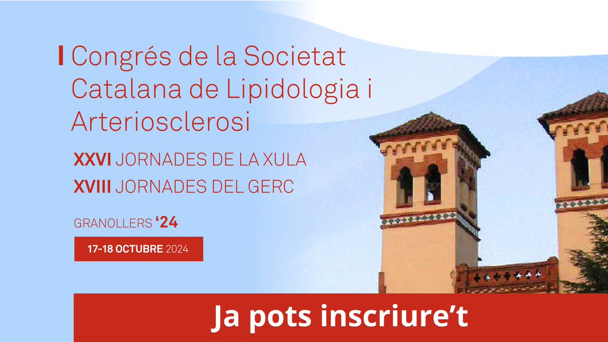 #CongrésXULA 2024
🗓️17 al 18 d'octubre a Granollers
✍️Ja pots inscriure’t
👉Més informació: n9.cl/co5xj 

#CongrésXULA