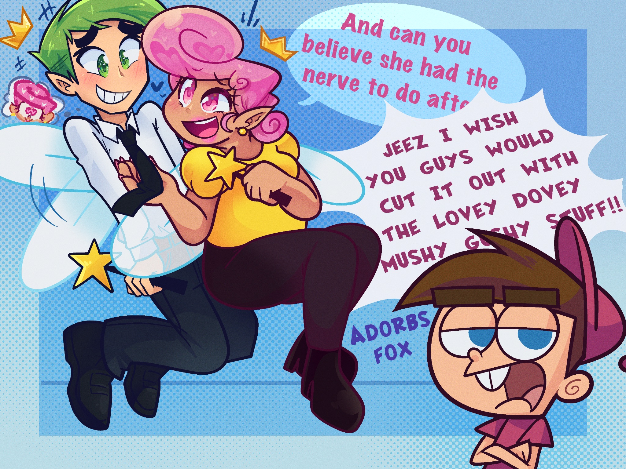 Timmy X Ruby Timmy Turner Cosmo Y File:Otakuthon 2014 Cosmo And Timmy Turner