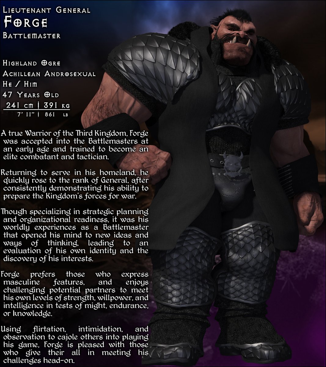 ScretAgentBeast's tweet photo. #Fantasy #Characters — Set #2
Various characters from my stories, shared for Pride Month 2024.
• Master Wizard Brandur, Human #Sorcerer
• Gimor, #Dwarf Archaeologist & Physical Trainer
• Gàrr, Guardian #Gargoyle
• Lieutenant General Forge, #Ogre #Battlemaster
#LGBTQ #Gay https://t.co/Bo8NRP7LXy