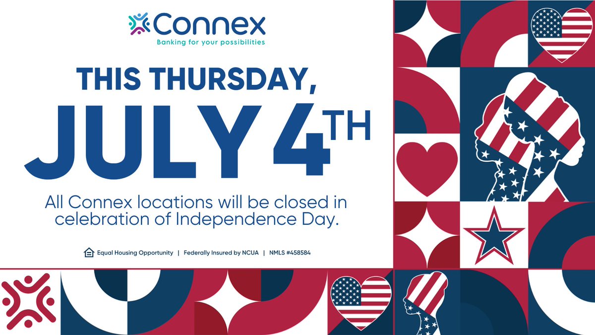 Connex will be closed on July 4th in observance of Independence Day. We wish you a joyful and celebratory holiday. Regular business hours will resume on Friday, July 5th, 2024.