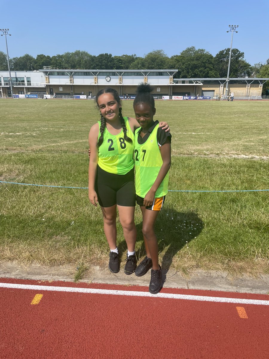 Well done to these two ladies for representing Castle Point and Rochford at the year 7 county Athletics. Baylee 6th in Javelin and Hailey 6th in 100m. Both girls had PBs and new school records today. Congratulations 🙌🏼