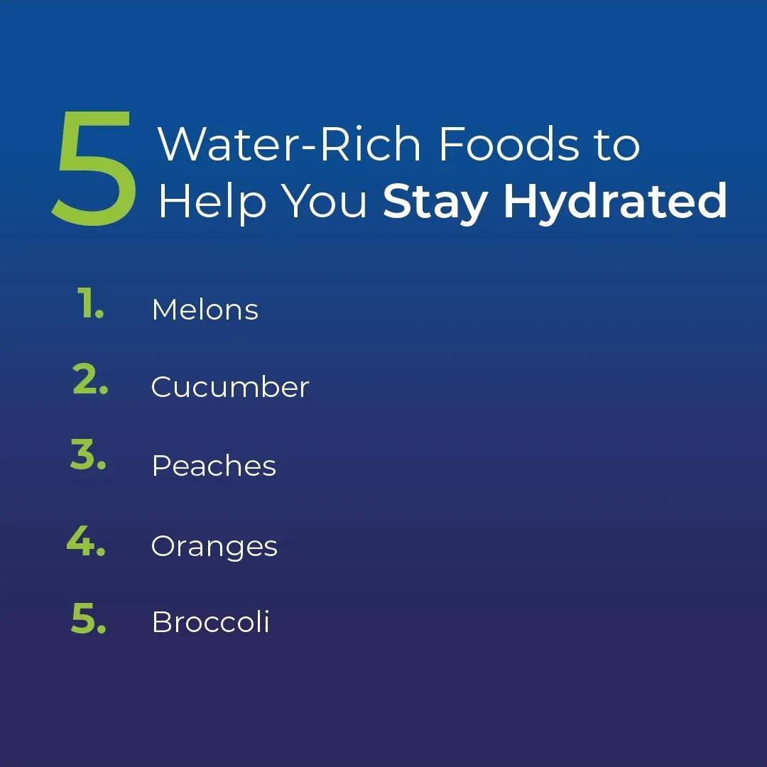CaremarkKCW's tweet photo. Beat the summer heat with more than just water!
Did you know certain foods can also keep you hydrated?
#wellnesswednesday #wellness #selfcare #healthylifestyle #health #healthyliving #caremarkkensington #kensingtonuk #kensingtonandchelsea https://t.co/czfw4HE8If