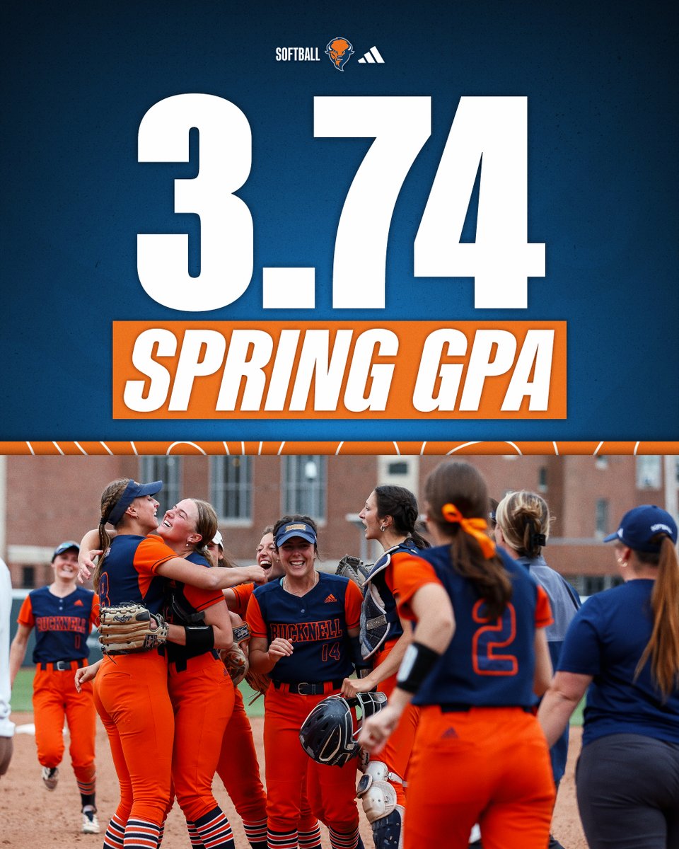 We placed 18 student-athletes on the Patriot League Academic Honor Roll lists and recorded a sterling 3.74 team GPA!

Brainy Bison!

#rayBucknell | #Team46
