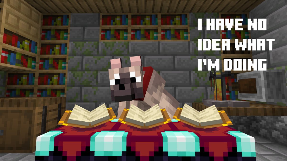 Minecraft's tweet image. When you finally decide you're going to get good at building with redstone