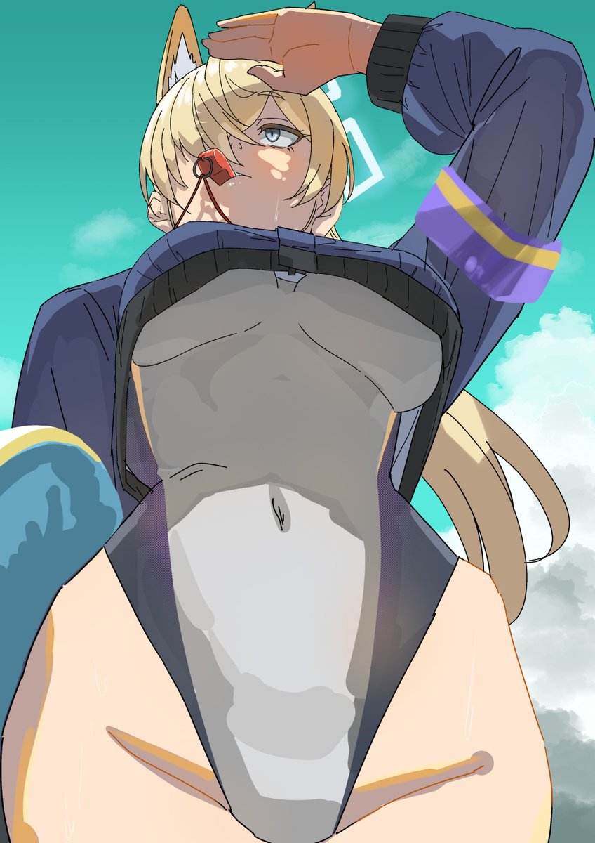 カンナ「尾刃カンナ上から見るか下から見るか下から見ーる。 」|えぐぞせのイラスト
