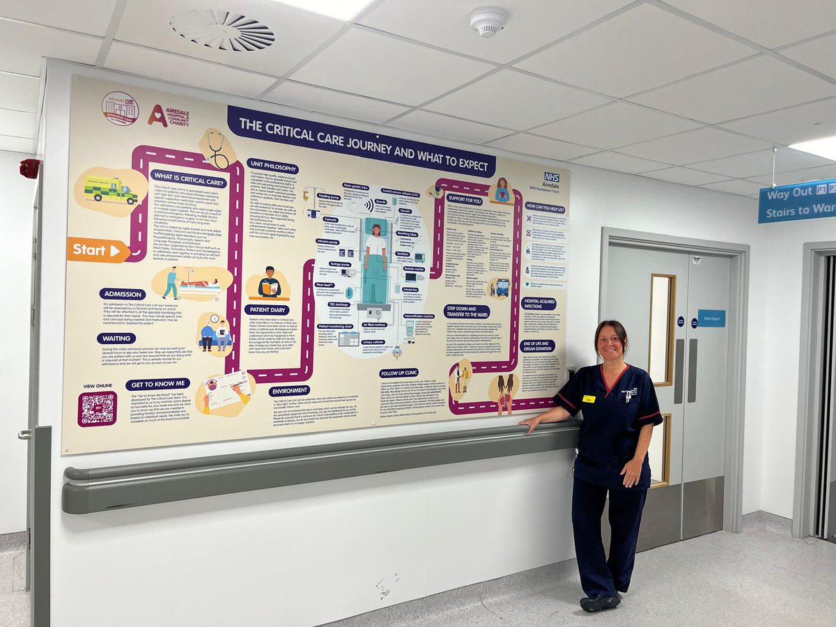 Critical Care Unit informatics board! Amazing project finally done to give families a lot of necessary information while they are waiting to visit #CriticalCareJourney #CriticalCare <a href="/AiredaleCharity/">Airedale Hospital & Community Charity 🧡</a> <a href="/JulieBrook10/">Julie Brook</a>  <a href="/gayledonaghey/">Gayle Donaghey</a> <a href="/BevMccall14/">Bee Mac</a> <a href="/ShelleyL88/">Shelley Lofthouse 💙</a>