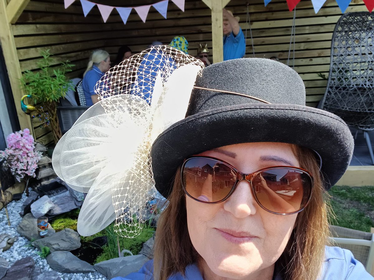 We may be extremely busy but we still have team time. Well done to Lucy &amp; Laura for organising our monthly wellbeing Wednesday and of course Lyndsey for hosting. Silly hats &amp; afternoon tea with Pimms (non alcoholic) is just what we needed for a hot summers day lunch break