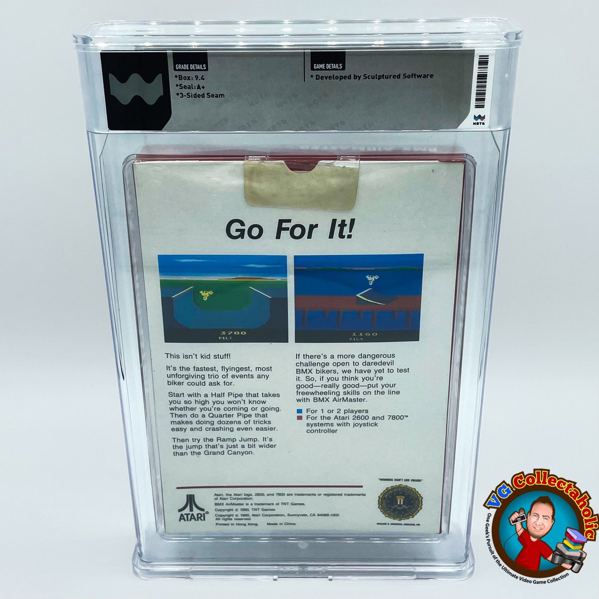 BMX AirMaster for Atari 2600 - Atari Corp publisher variant.  Wata POP: 1 

If you know, you know.  And if you know, you’re probably old like me!  Congrats!😆

Atari Age R10.  Stupid rare.

Released in 1990, it’s one of the final 5 2600 games released.  

3 decades w/ 2600 games