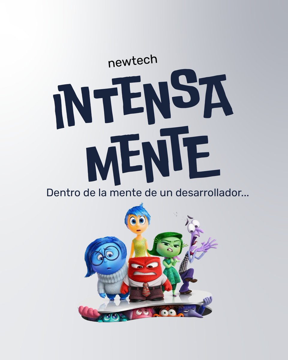 newtech_sg's tweet image. Al final del día, todas las emociones trabajan juntas para crear algo increíble. 

#VidaDeDesarrollador #DesarrolloWeb #DesarrolloApp #EmocionesTech #newtech