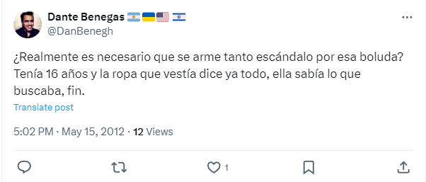 No está en mi mano definir para todo el mundo a <a href="/DanBenegh/">Dante Benegas 🇦🇷🇺🇦🇺🇸 🇹🇼</a> , pero puedo entregar esta imagen.

Saquen sus propias conclusiones sobre este escritor, para mi fracasado.