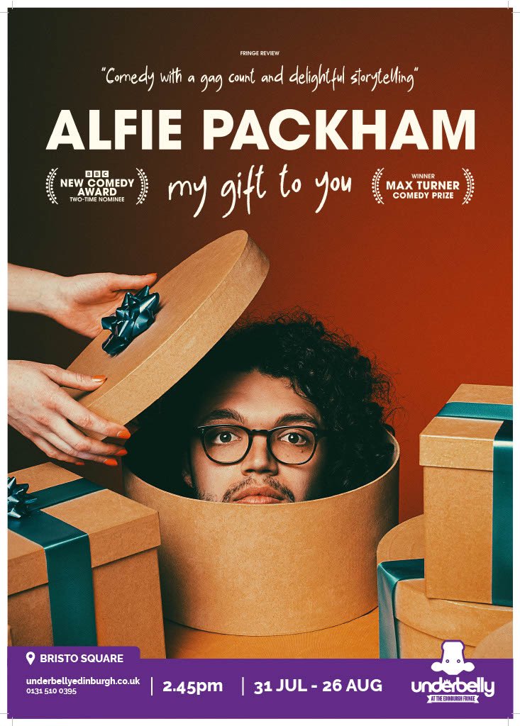 I’m doing a show at the Edinburgh Fringe in August, because I think you deserve a little something underbellyedinburgh.co.uk/event/alfie-pa…