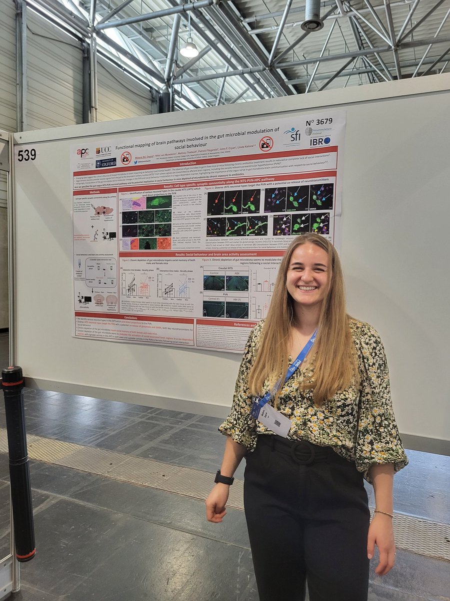 Melanie Depret (@melaniedepret) on Twitter photo Delighted to discuss about my first result with <a href="/lindaktna/">Linda Katona</a> at #FENS2024 🧠🧠 Greatful to <a href="/NeuroscienceIRL/">Neuroscience Ireland</a> for assistance with travel funding
<a href="/FENSorg/">FENS</a> <a href="/Pharmabiotic/">APC Microbiome Ireland</a> <a href="/UCCResearch/">UCC Research</a> <a href="/AnatNeuroUCC/">UCC Anat. & Neurosci</a> Delighted to discuss about my first result with <a href="/lindaktna/">Linda Katona</a> at #FENS2024 🧠🧠 Greatful to <a href="/NeuroscienceIRL/">Neuroscience Ireland</a> for assistance with travel funding
<a href="/FENSorg/">FENS</a> <a href="/Pharmabiotic/">APC Microbiome Ireland</a> <a href="/UCCResearch/">UCC Research</a> <a href="/AnatNeuroUCC/">UCC Anat. & Neurosci</a>