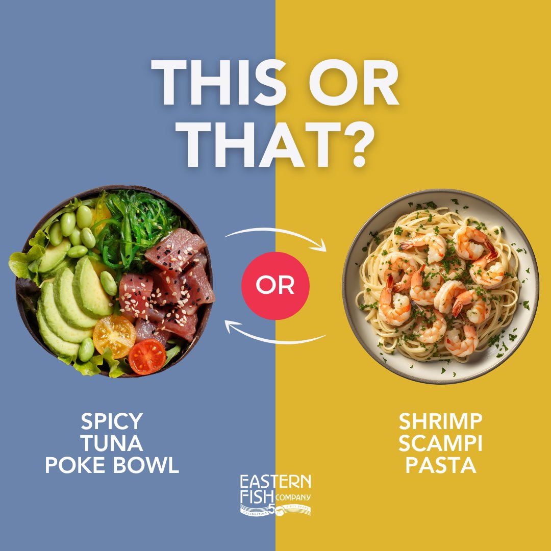 EasternFishCo's tweet photo. Which one would you choose? 🤔 https://t.co/NE0rp1JaUf