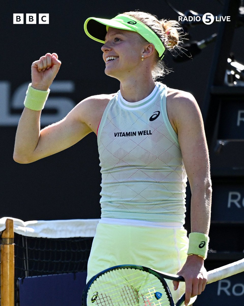 5liveSport's tweet photo. Three British women are into the quarter-finals at Eastbourne for the first time in 46 years 👏

Emma Raducanu, Katie Boulter &amp; Harriet Dart have all made the last 8 🎾

This last happened at Devonshire Park back in 1978 (Anne Hobbs, Virigina Wade &amp; Michelle Tyler).

#BBCTennis https://t.co/ZgtoSBDZWu