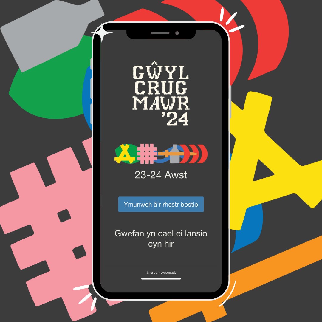 Mae ein gwefan newydd ni *bron* yn barod 👀

📲 Ewch draw a rhowch eich enw ar y rhestr bostio er mwyn cael y wybodaeth ddiweddaraf!

Our new website is *almost* ready 👀
Have a look and put your name on the mailing list to get the latest info!
crugmawr.co.uk