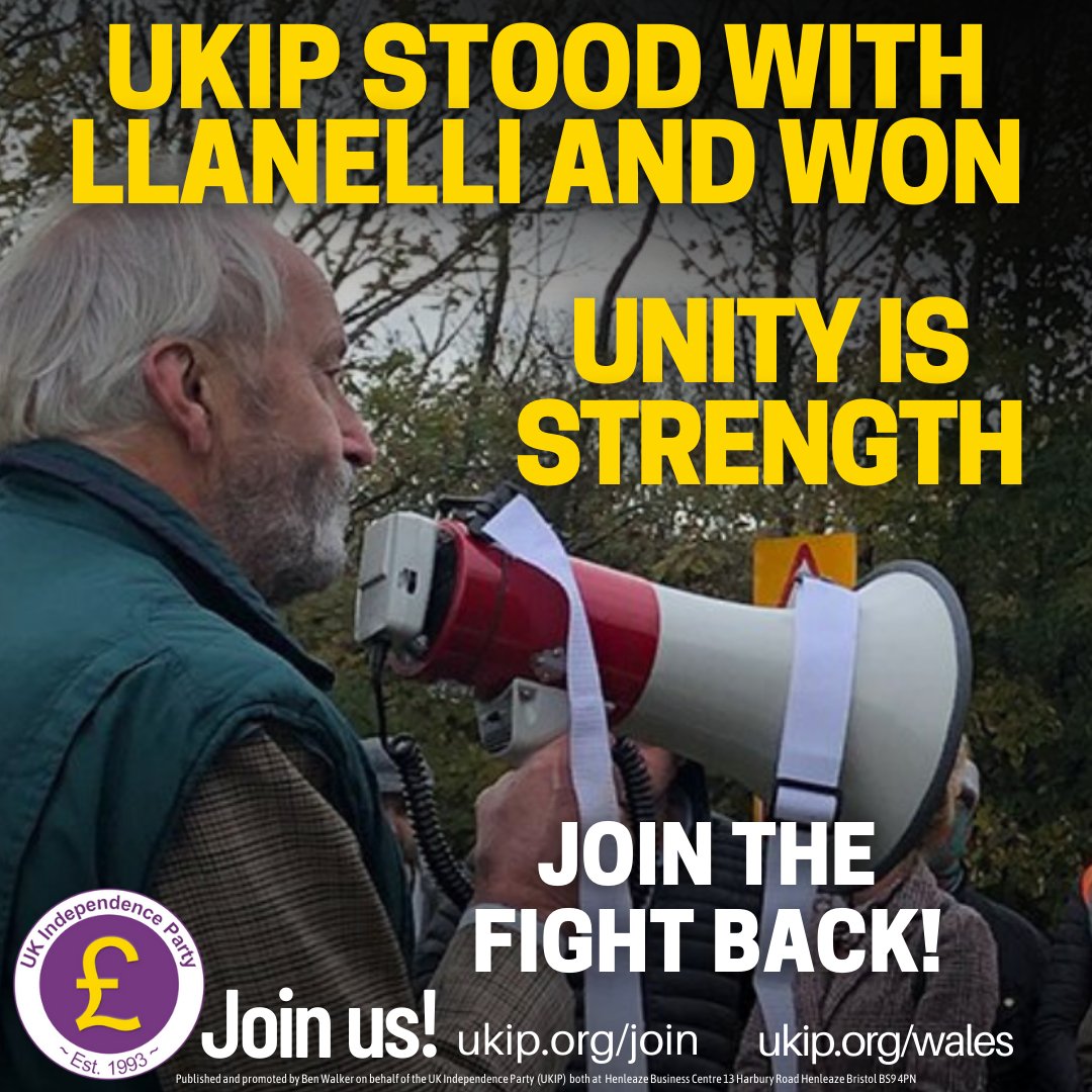 #UKIP stood with the people and won!

#VoteUKIP in #Llanelli on 4th July