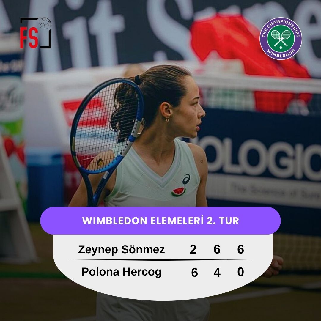 EfsaneFotospor's tweet photo. Sezonun üçüncü grand slam turnuvası Wimbledon'da milli tenisçi Zeynep Sönmez, elemelerde Polona Hercog'u yenerek ana tabloya yükselebilmek için son tura kaldı. https://t.co/OHCcI6FW9S