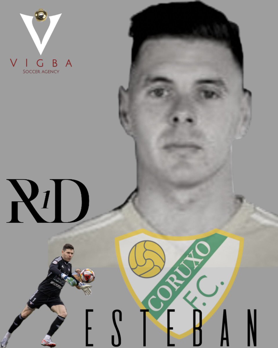 Esteban Ruiz Díaz nuevo portero del <a href="/CoruxoFCoficial/">Coruxo FC ⚒️</a> .
Éxitos “Cuervo” !!!