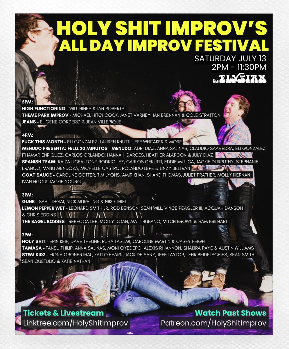 Holy Shit Improv tweet media