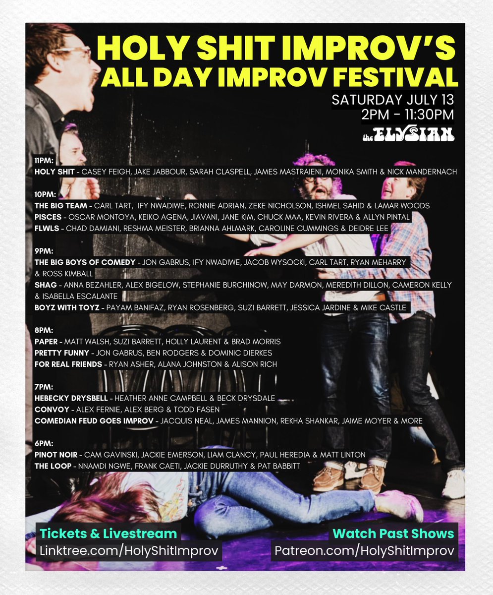Holy Shit Improv tweet media