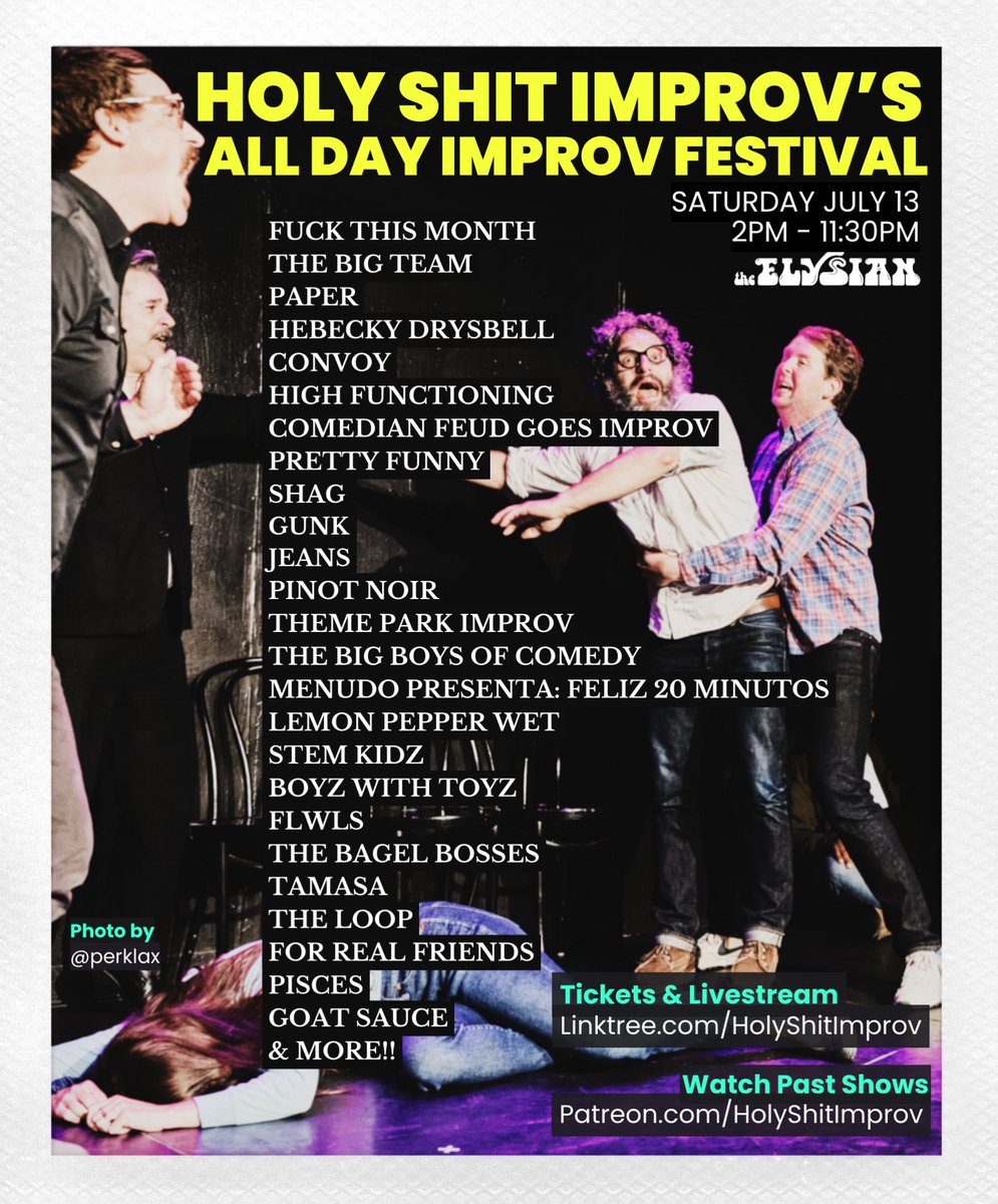 Holy Shit Improv tweet media