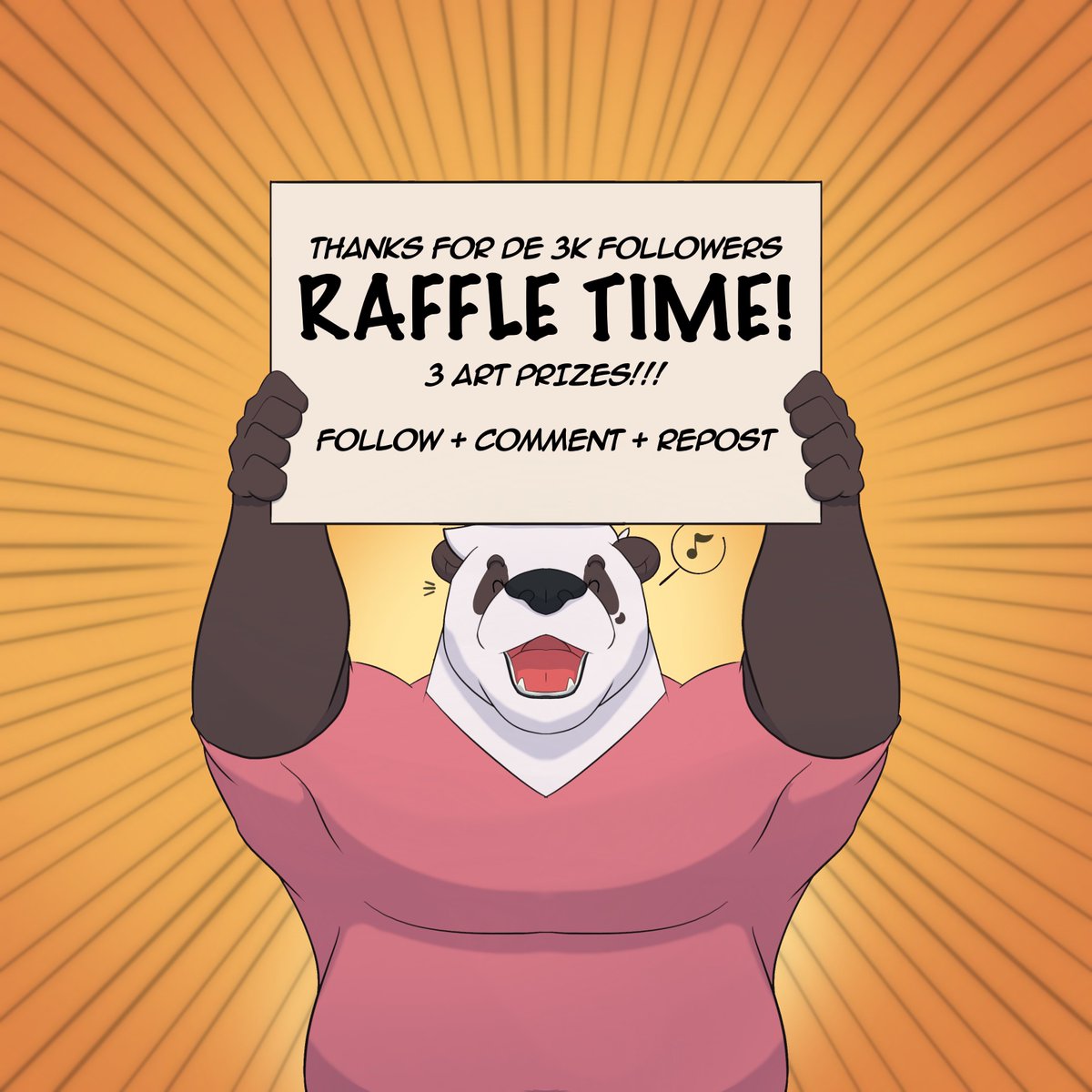 3K Followers Raffle!

Thank you so much for supporting my content! There will be 3 prizes (SFW only).

1. Full body art
2. Half body art
3. Half body lineart.

Follow me, comment your ref and repost and you’re in!!!
Winners will be picked in late july!