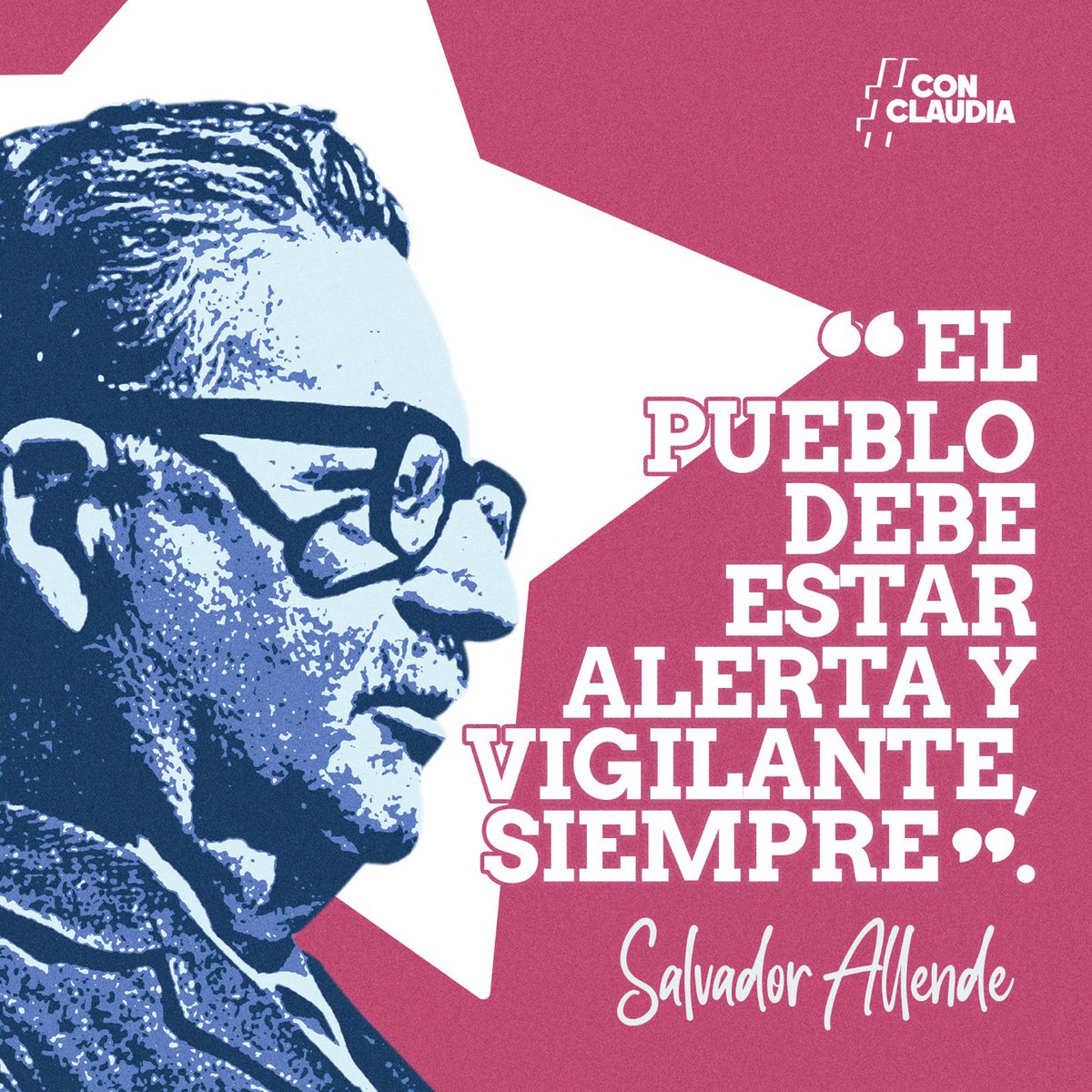 Hoy, pero en 1908 nació un grande de nuestro continente. ❤️‍🔥 ¡Larga vida, Salvador Allende! 🫡💜 

#SalvadorAllende #Efeméride #Latinoamerica