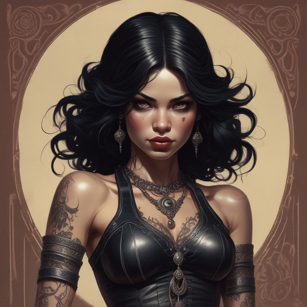 ArtificallyGoth's tweet photo. Feeling those dark vibes tonight 🌑✨ Embracing my inner goth goddess with this stunning pinup art by @artistname. Ready to haunt your dreams? 🖤👻 #GothGirlMagic #PinUpPerfection #DarkAndLovely #GothPinupGirls https://t.co/uLQEghOa1w