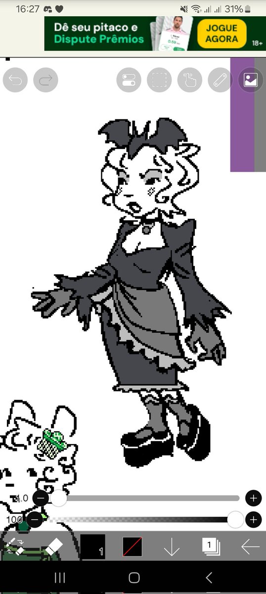 ThePianoFreak's tweet image. #myart #pixelart #pixelwork
Goth inspired outfit! Omg!