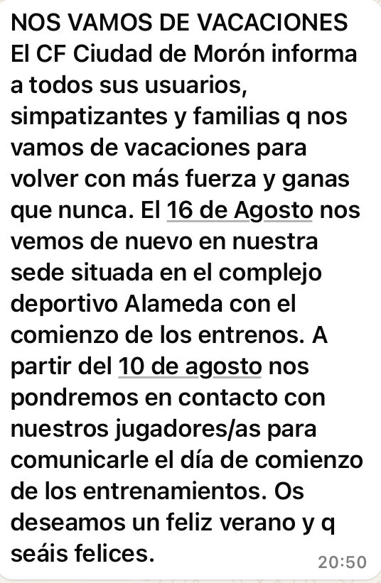 Feliz verano!! Nos vemos en Agosto.