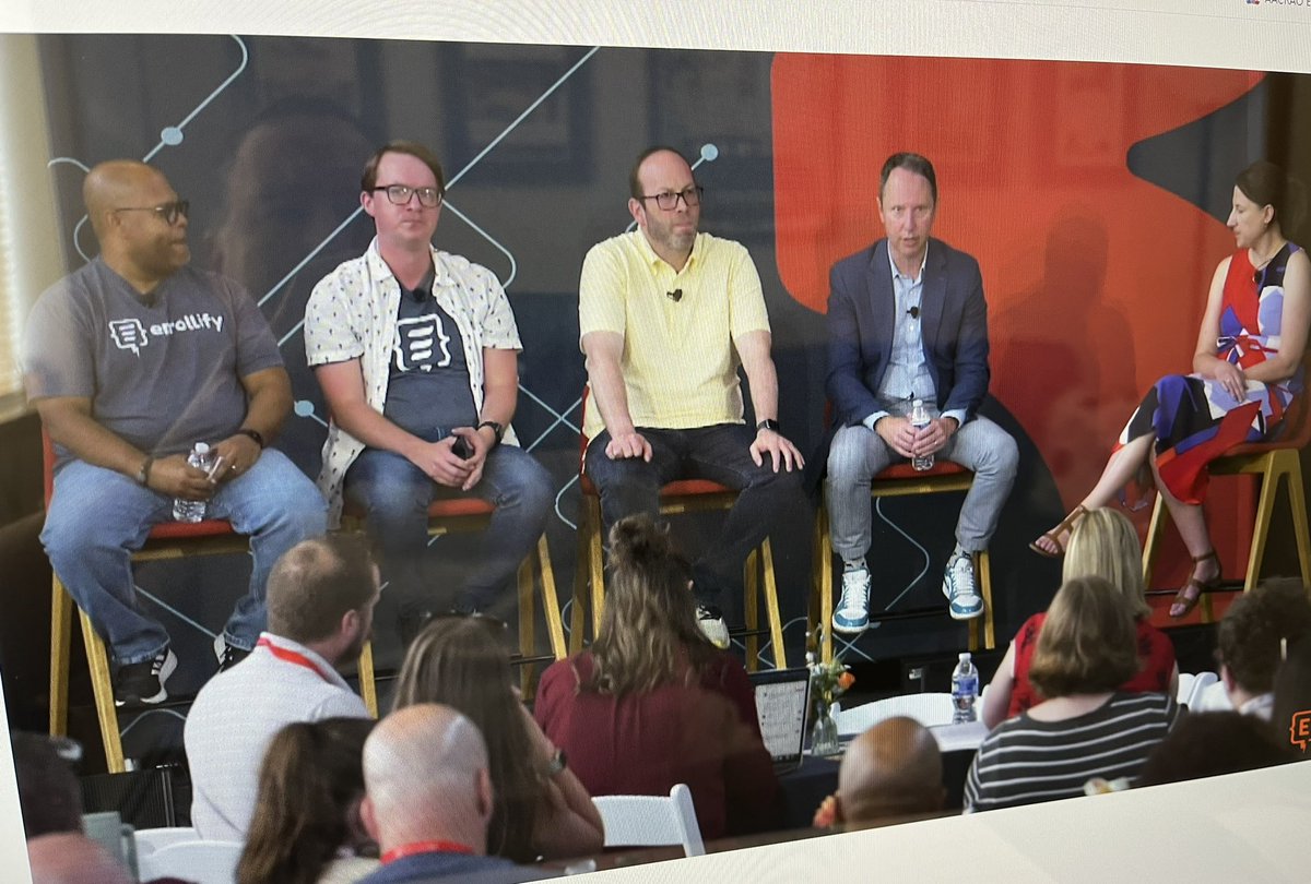 Brian Studebaker (@brianstudebaker) on Twitter photo You know it’s going to be a great session when <a href="/CoachTiers/">Jeremy Tiers</a> and <a href="/TeamEnrollify/">Enrollify</a> are dropping knowledge bombs at <a href="/Element451crm/">Element451</a>’s #EngageSummit! You know it’s going to be a great session when <a href="/CoachTiers/">Jeremy Tiers</a> and <a href="/TeamEnrollify/">Enrollify</a> are dropping knowledge bombs at <a href="/Element451crm/">Element451</a>’s #EngageSummit!