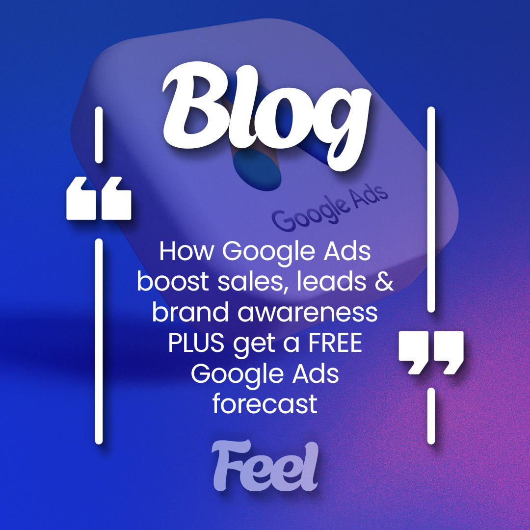 Read our blog on why Google Ads are an essential part of your sales, marketing and brand awareness mix and how we can boost lead generation, sales and enquiries. Plus get a FREE Google Ads Forecast, so you can see how your campaigns will perform l8r.it/onYc☝️