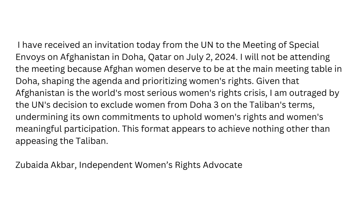 No Women on the agenda - No Women at the table #Doha3