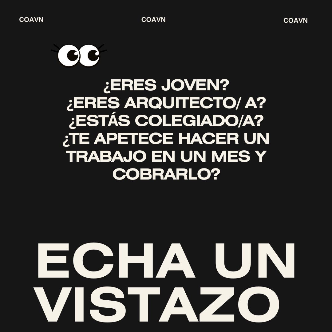 COAVNavarra's tweet image. 📣📣 Aviso... 𝗡𝗼 𝗲𝘀 𝘂𝗻 𝘁𝗿𝗮𝗯𝗮𝗷𝗼 𝘂́𝗻𝗶𝗰𝗮𝗺𝗲𝗻𝘁𝗲 𝗱𝗶𝗿𝗶𝗴𝗶𝗱𝗼 𝗮 𝗷𝗼́𝘃𝗲𝗻𝗲𝘀. 𝗦𝗲 𝗱𝗶𝗿𝗶𝗴𝗲 𝗮 𝗰𝘂𝗮𝗹𝗾𝘂𝗶𝗲𝗿 𝗽𝗿𝗼𝗳𝗲𝘀𝗶𝗼𝗻𝗮𝗹 𝗰𝗼𝗹𝗲𝗴𝗶𝗮𝗱𝗼/𝗮!

ℹ️ i.mtr.cool/uybmpalmko
#mapainteractivo  #navarra #coavn #federacióndecoros