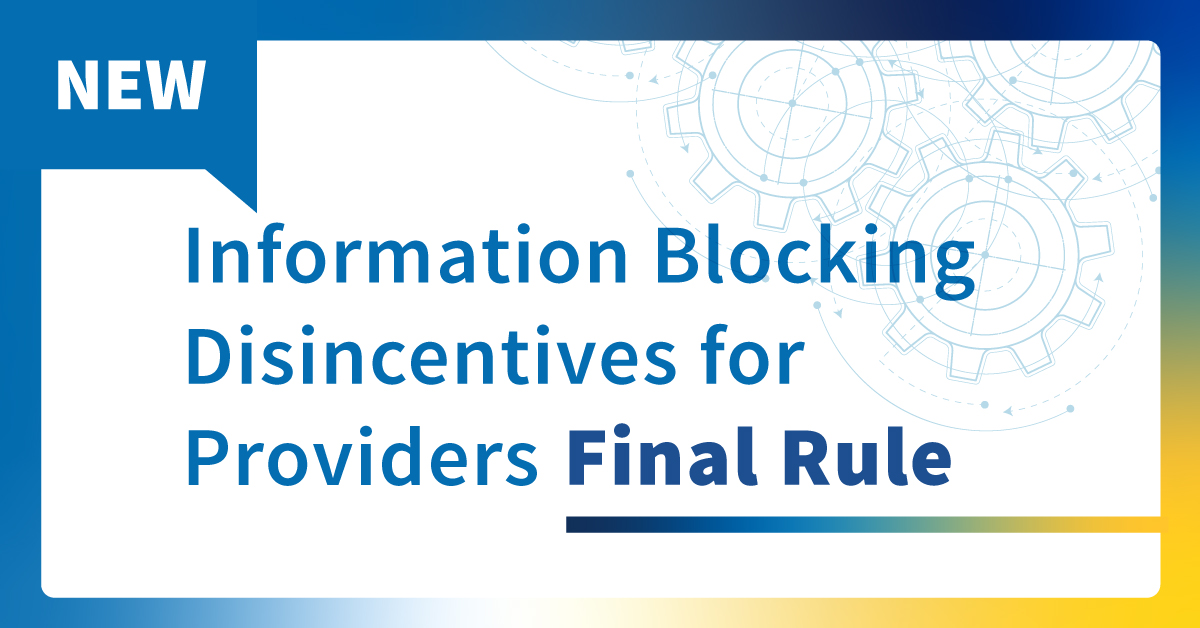 ONC_HealthIT's tweet photo. The recent @HHSGov final rule establishing disincentives for health care providers that have committed #informationblocking is now on display on the Federal Register: https://t.co/BygDknjLdV https://t.co/LOneoCXikw