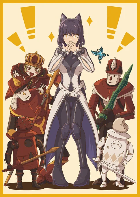 POKERWBY三枚目 周りのキャラの大きさはちょっと変えてあります #RWBY