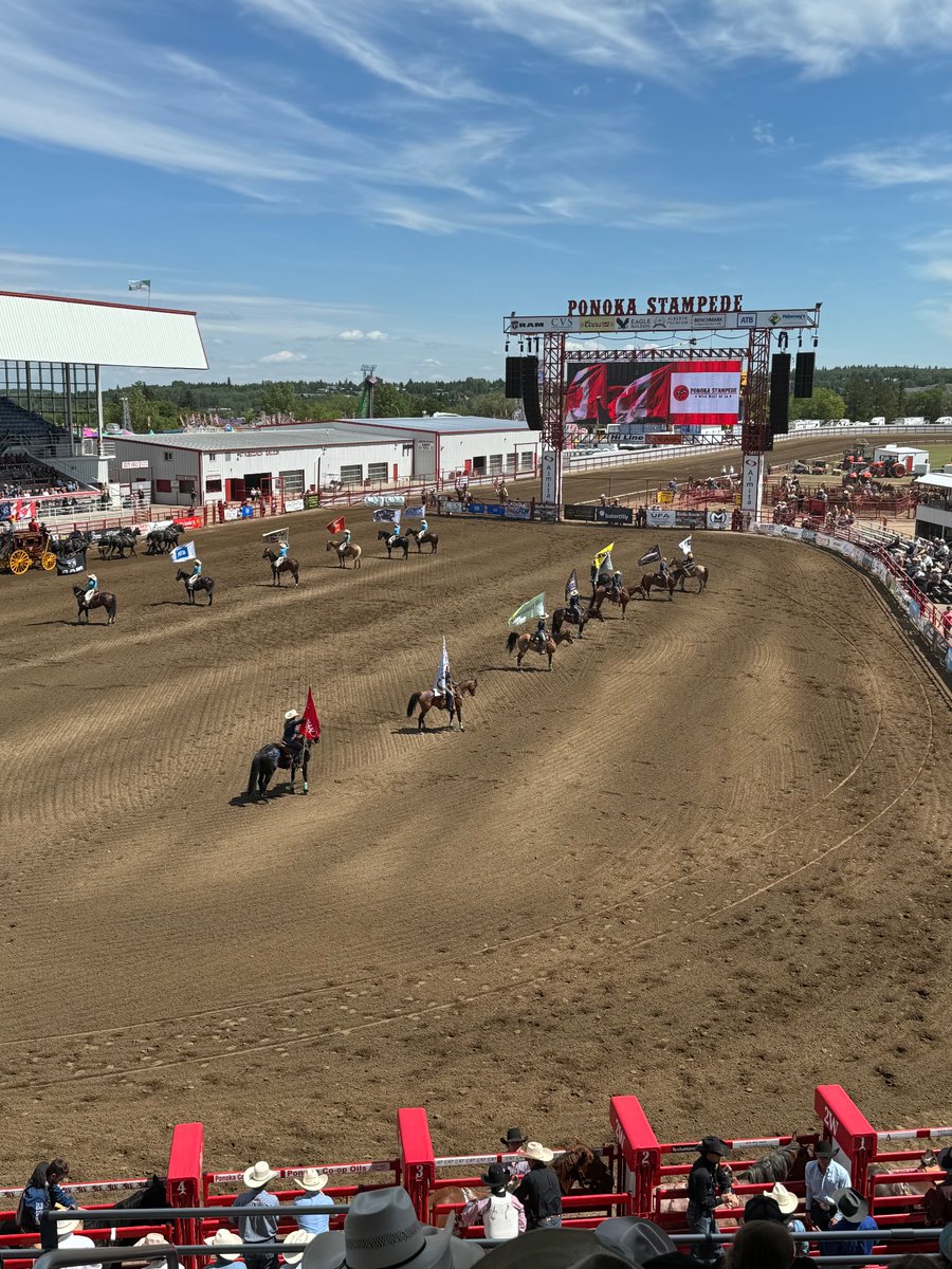 Cattle sale in the am, Ponoka Stampede in the afternoon. Dinner with good friends in the evening. Life is good in Alberta. #wearePRORODEO <a href="/prorodeocanada/">Pro Rodeo Canada</a>