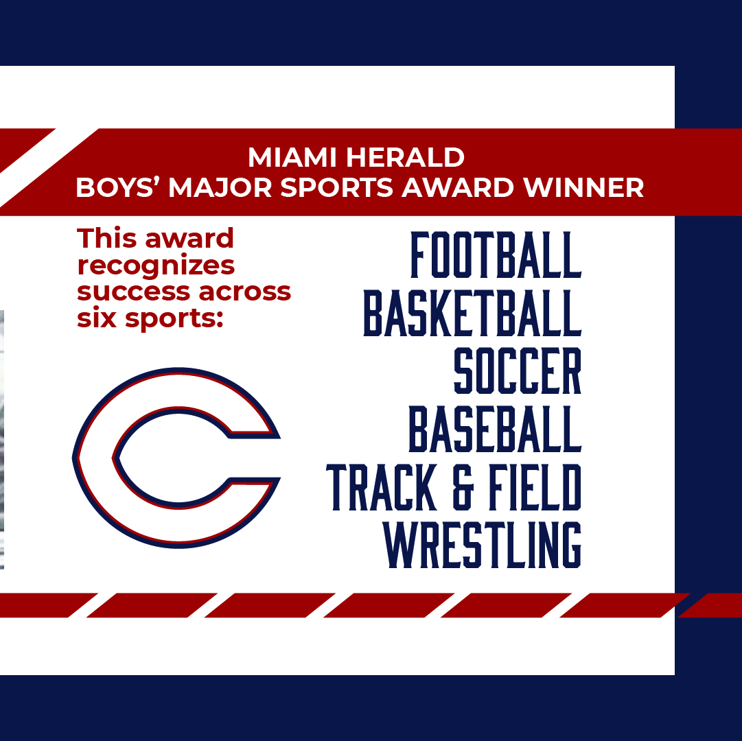 ColumbusHS_Mia's tweet image. 🏆 Congratulations to all our coaches, athletes, and admin on winning the Miami Herald Boys Major Sports Program of the Year! 🏆 Your relentless pursuit of CHAMPIONSHIPS have brought this prestigious honor to Columbus. Thank you for making us proud! #CPride #Adelante