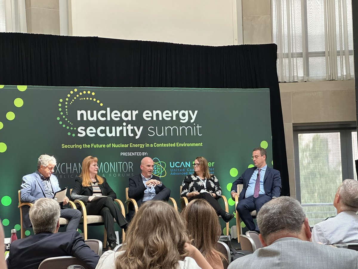 .<a href="/USNavy/">U.S. Navy</a> Deputy Asst Secretary tells <a href="/UCANPowerDC/">United Coalition for Advanced Nuclear Power</a> that #USNavy could provide land for #nuclear industry to build #advanced #nuclear reactors to meet #BigTech #datacenter #electricity demand 

#SMRs <a href="/Marinetimes/">Marine Corps Times</a> <a href="/AirForceTimes/">Air Force Times</a> <a href="/NavyTimes/">Navy Times</a> <a href="/ArmyTimes/">ArmyTimes</a> <a href="/Edison_Electric/">EEI</a>
