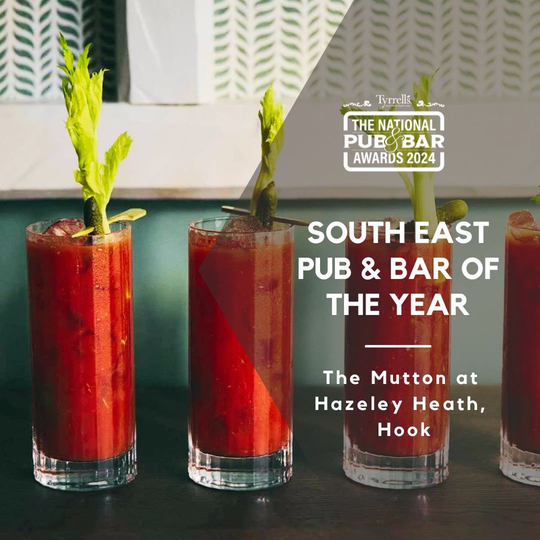 The South East Pub &amp; Bar of the Year goes to The Mutton at Hazeley Heath in #Hampshire. Following a substantial investment from the owners, this venue is a testament to the boldness, determination and willingness it can take to overhaul a pub in this day and age. #PubandBarAwards