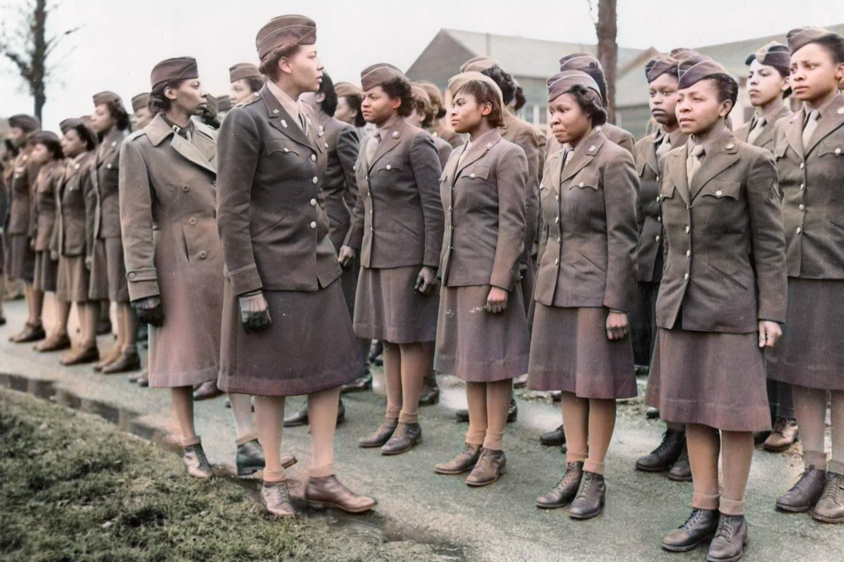The 6888th Central Postal Directory Battalion, known as the "Six Triple Eight," played a vital role in WWII by ensuring mail delivery to soldiers. Their efforts, initially unrecognized, were crucial to the war effort. Learn more 👇

bit.ly/3TmgTWz