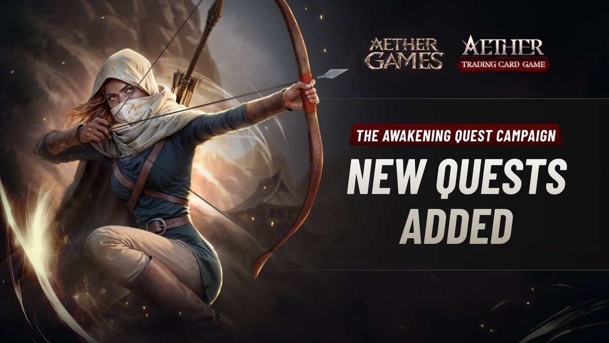 🎯 New Quests Added to The Awakening Campaign! 🎯

Dive back into the Aether Games universe with fresh challenges to increase your rewards!

Remember, there’s a $15,000 prize pool up for grabs! 💰

👉 Join now: aethergames.io/quests