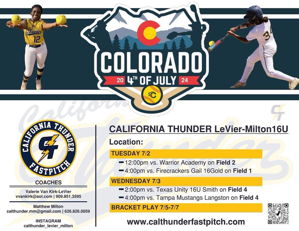 CalThunderLM's tweet photo. @CoachCrowell8 Hi Coach. Please come check out our 16U c/o 2026 players. Thanks! https://t.co/UShuy0YHcz